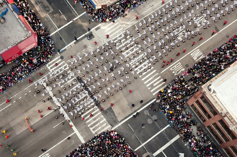 Incredible Rooftop Shots of the Macy's Thanksgiving Day Parade