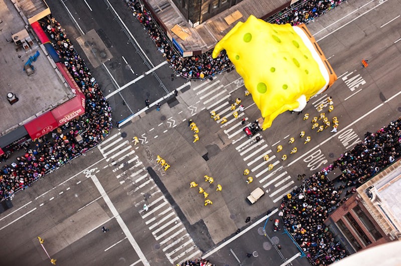 Incredible Rooftop Shots of the Macy's Thanksgiving Day Parade
