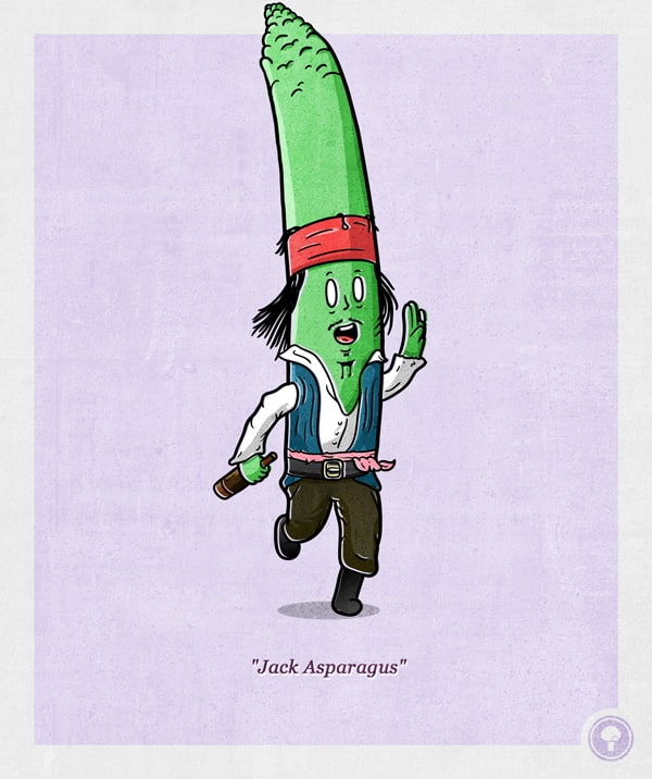 Pop Culture Icons as a vegetables verdurascharacterseries05