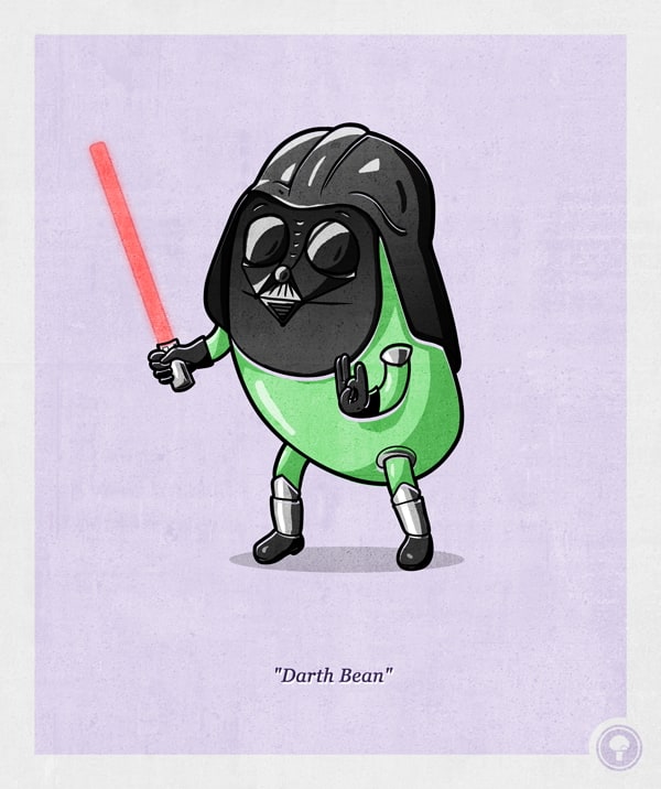 Pop Culture Icons as a vegetables verdurascharacterseries07