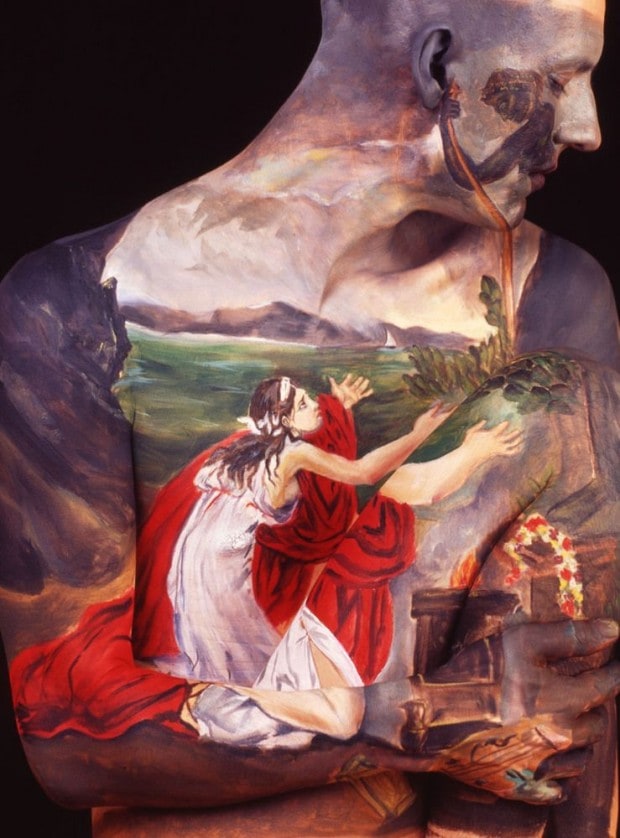 Paintings of the XIX century on the human body 5428-620x838