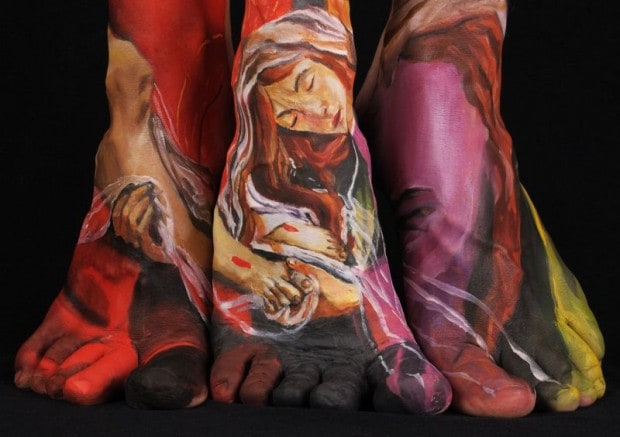 Paintings of the XIX century on the human body 6343-620x437