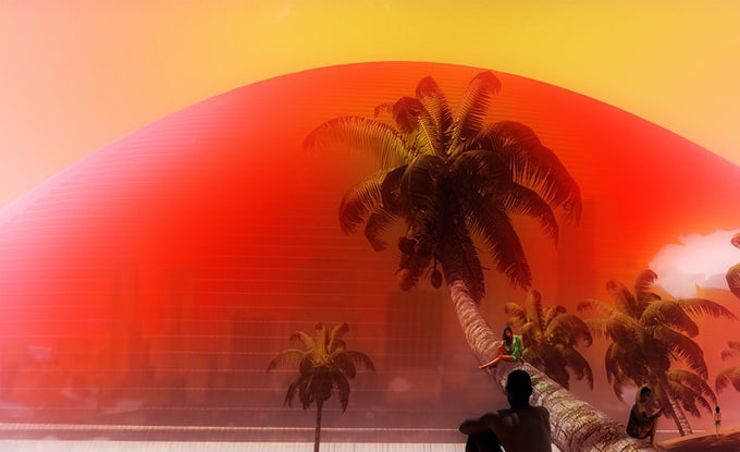 "The Miami Sun" by Visiondivision miami-sun-visiondivision-01