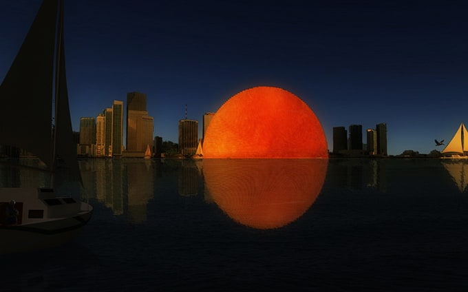 "The Miami Sun" by Visiondivision miami-sun-visiondivision-04