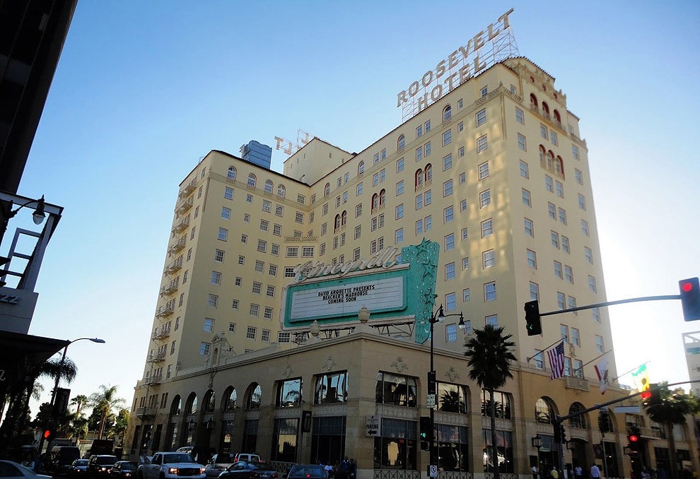 8. hollywood roosevelt hotel, los angeles, california, usa