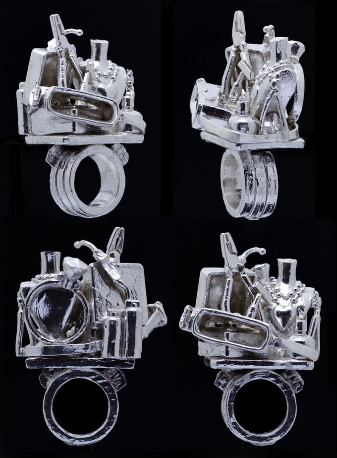 Ring-sculpture Rebecca Rose RebeccaRoseSculpturings09