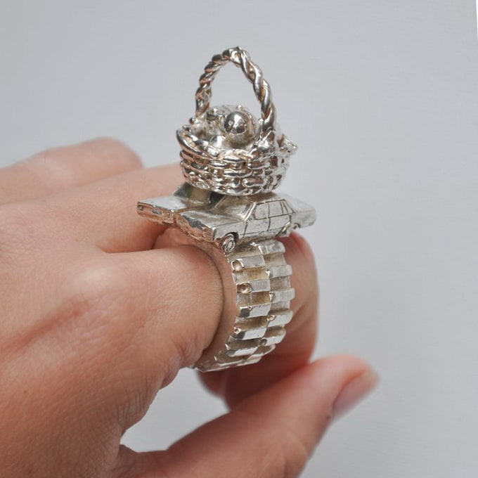 Ring-sculpture Rebecca Rose RebeccaRoseSculpturings13