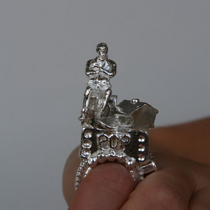 Ring-sculpture Rebecca Rose RebeccaRoseSculpturings17
