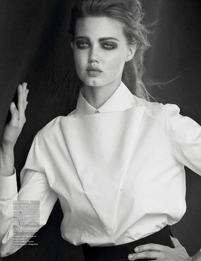 Lindsey Wixson is Lovely in Louis Vuitton for Vogue Japan's March