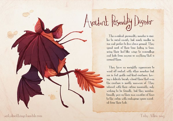The Monsters of Mental Illness – Illustrations by Toby Allen the-real-monsters_05