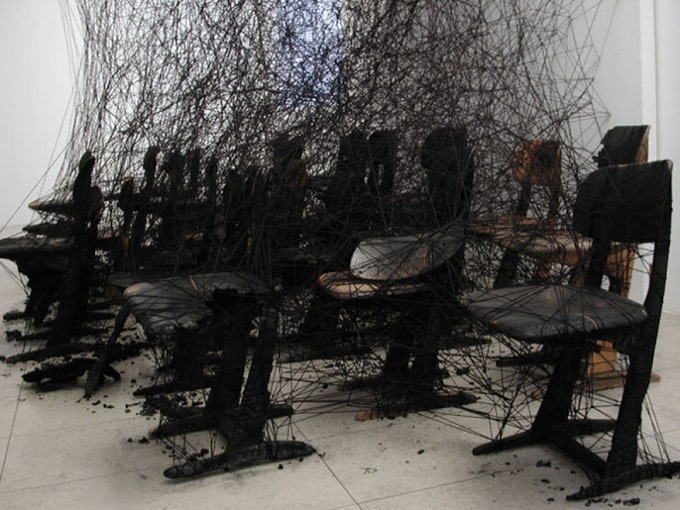 Installations by Chiharu Shiota chiharu-shiotas-installations-01-600x908