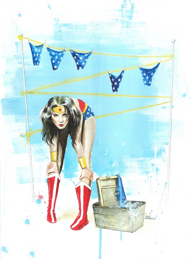 Watercolor paintings by Lara Zombie lora-zombie-peintures-26