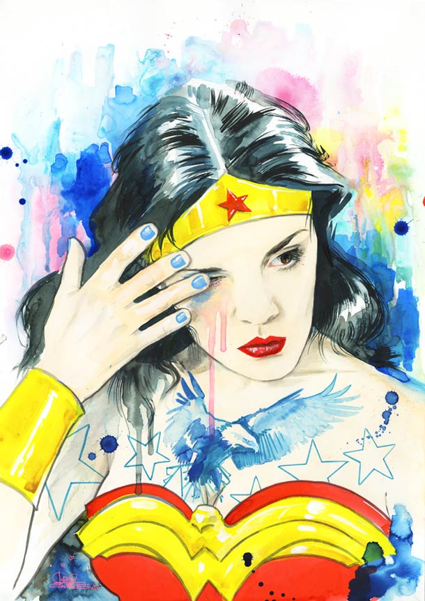 Watercolor paintings by Lara Zombie lora-zombie-peintures-30
