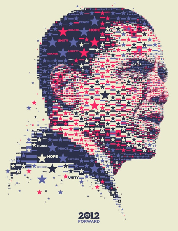obama: 2012 stars and stripes