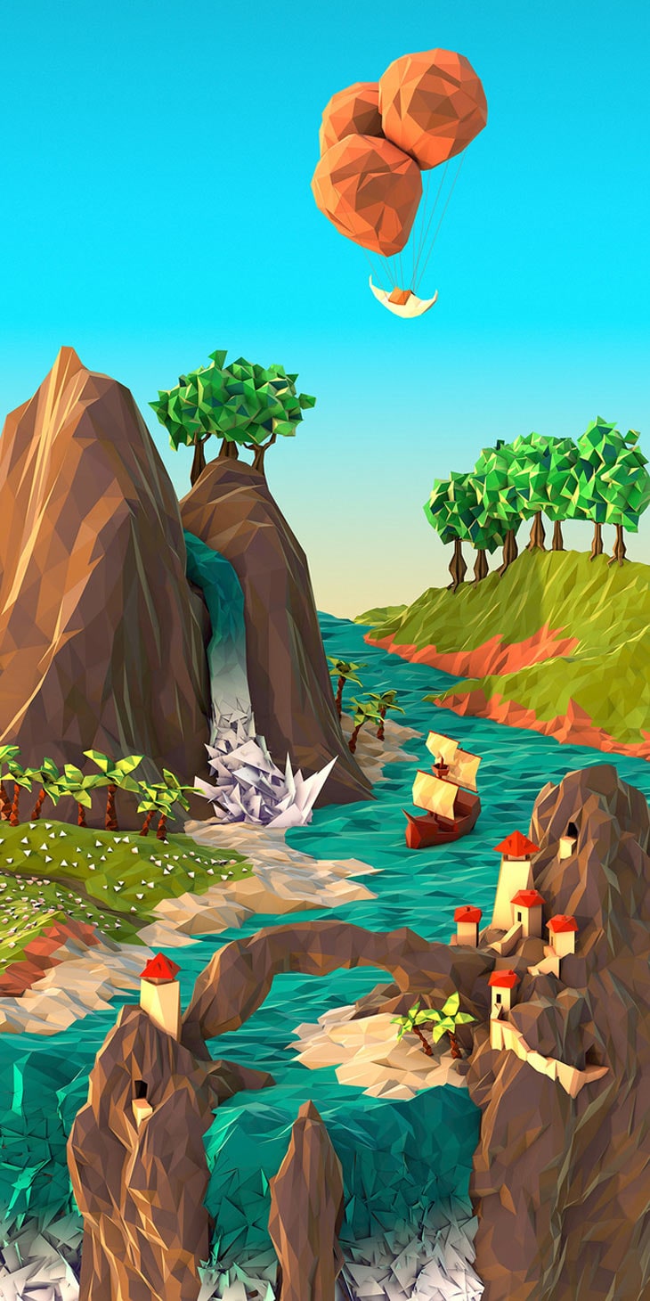 3d geometric landscapes by jr schmidt