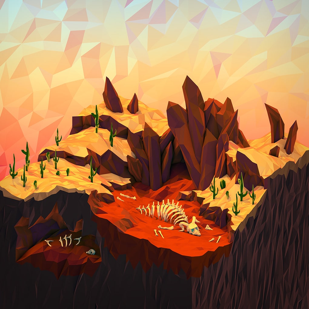 3d geometric landscapes by jr schmidt9