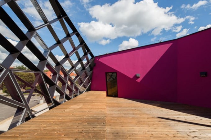Cultural center by Paul Le Quernec mulhouse-cultural-center-640x974