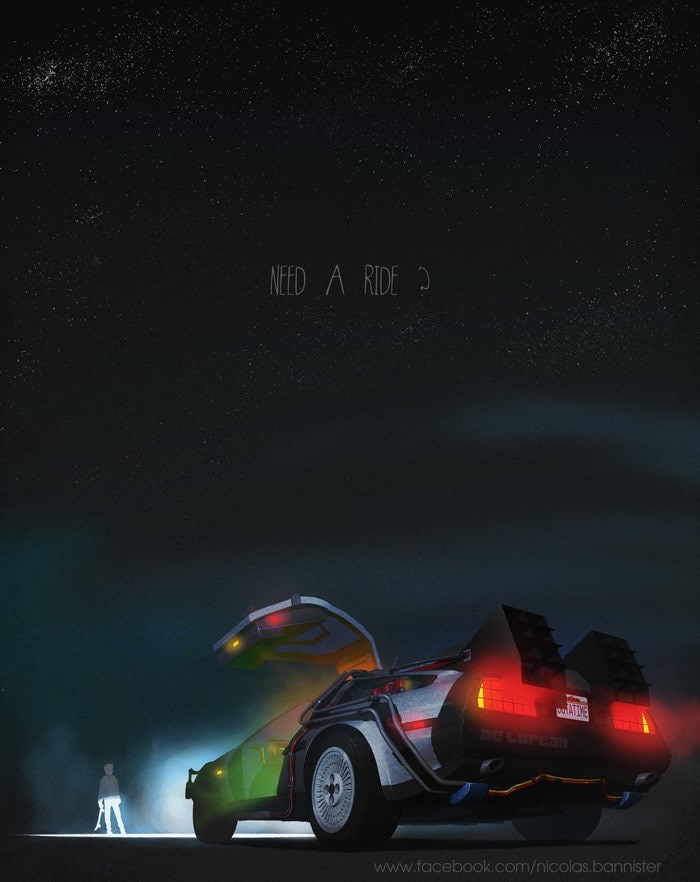 "Famous Movie Cars" by Nicolas Bannister nicolasbannister_4