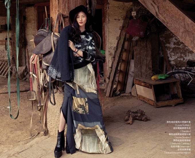 Liu Wen for ELLE China liu-wen-elle-china-07