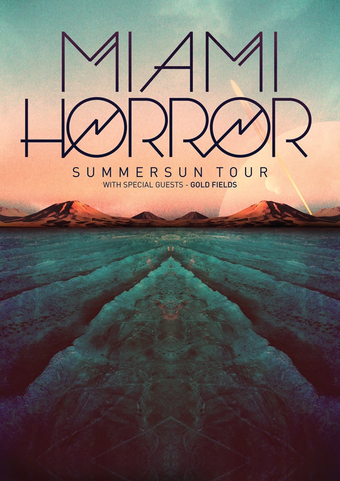 Collages and Covers of famous music albums by Leif Podhajsky mh_summersun_tour_poster_print_v3