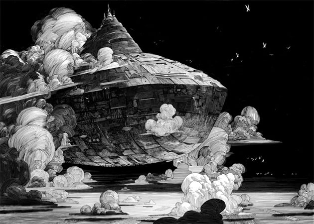 Epic Ink Illustrations by Nico Delort nico-delort-2