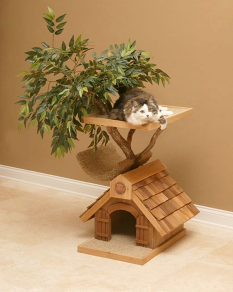 15 Coolest Houses You Wish Your Pet Had cool-cat-tree-houses-image