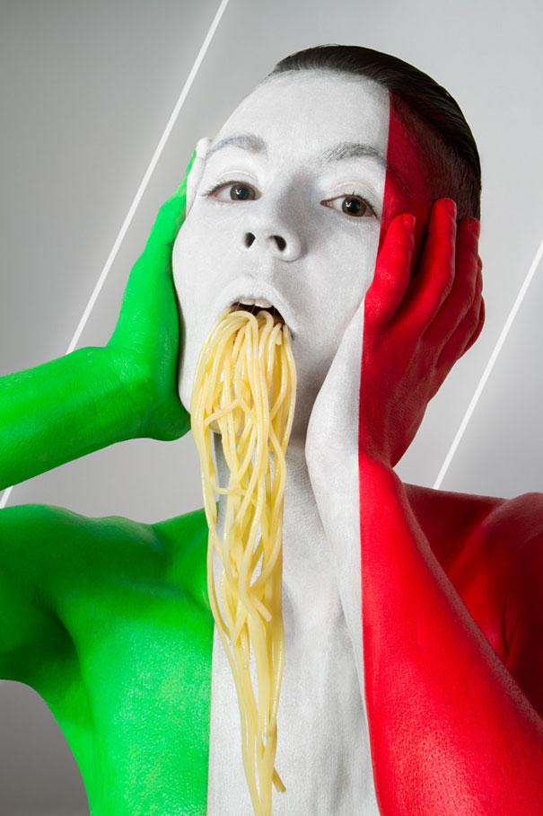 international-flags-body-painted-models-eating-their-national-foods-6
