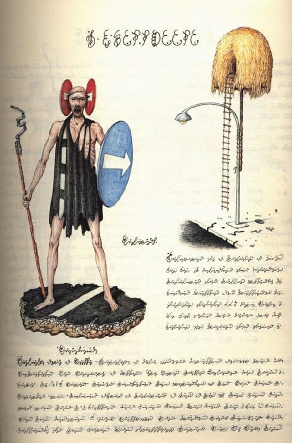 The World's Weirdest Book luigi-_serafini_codex_seraphinianus_4