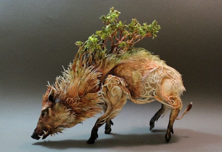 celtic-wild-boar-with-forest