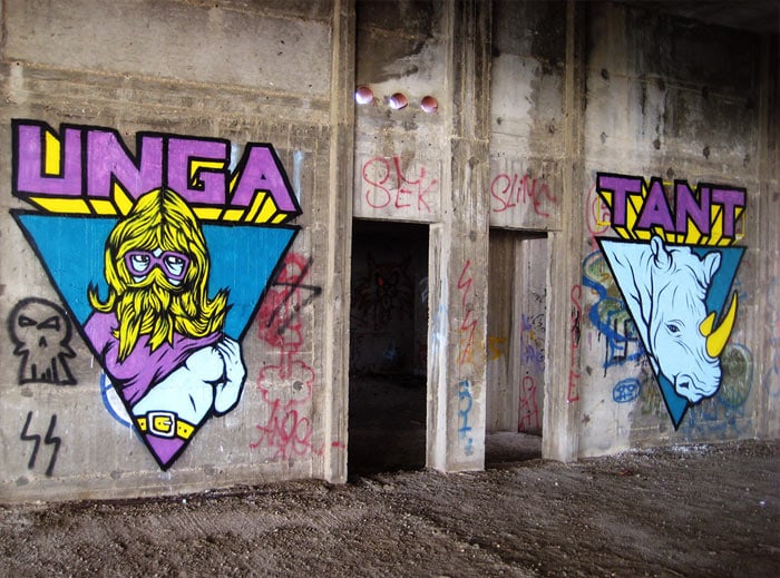 Street Art by Broken Fingaz broken-fingaz-crew-street-art-unga-tant