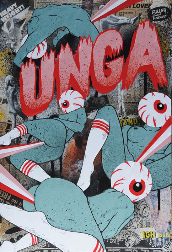 Street Art by Broken Fingaz broken-fingaz-crew-street-art-by-unga