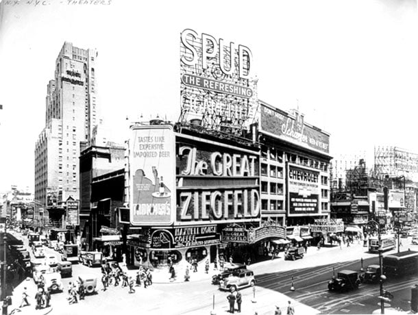 broadway in the 1950's