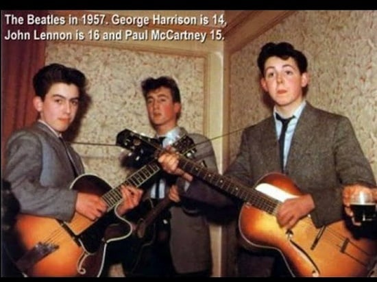 beatles at the age of 15