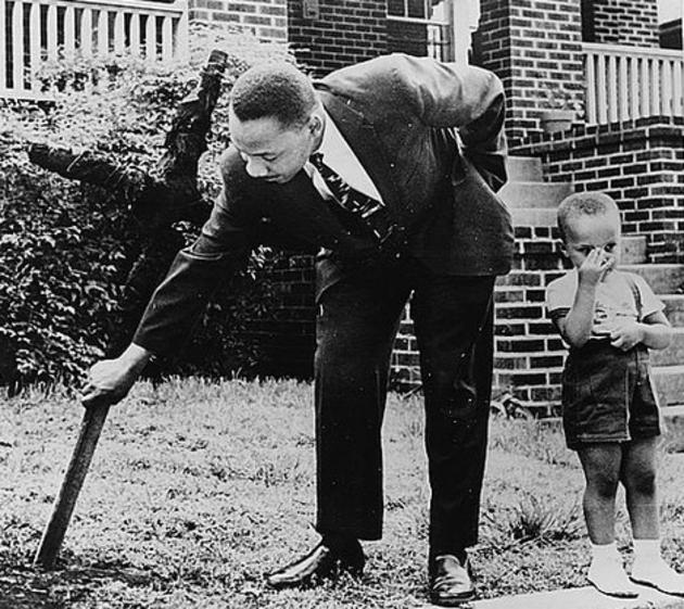 martin luther king and his son