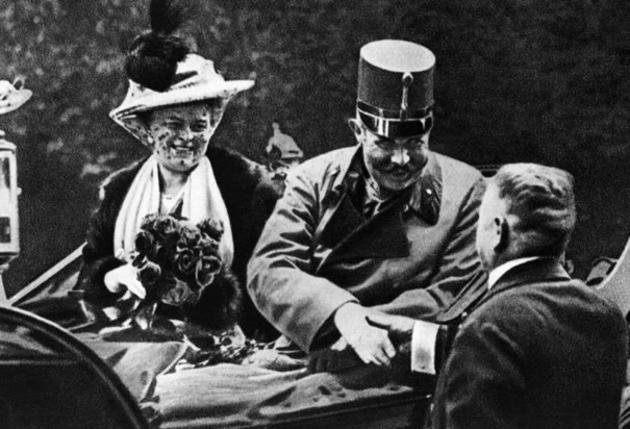 franz ferdinand with his wife