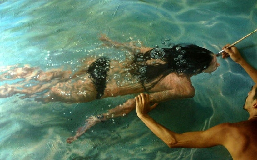 Hyperrealistic_Oil_Paintings_Of_People_Swimming_by_Gustavo_Silva_Nunez_2014_02