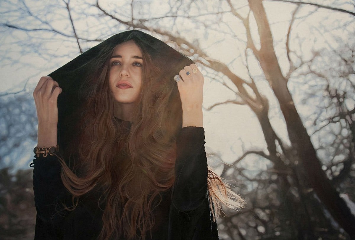 15 Unbelievable Female Portraits Painted With Oil That Look Like Photographs yigalozeri08
