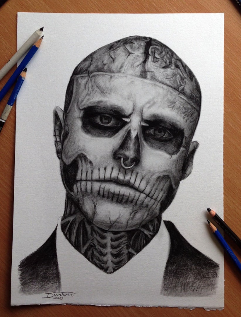 Like so much better in colored pencil :) #art #tattoo #ali… | Flickr