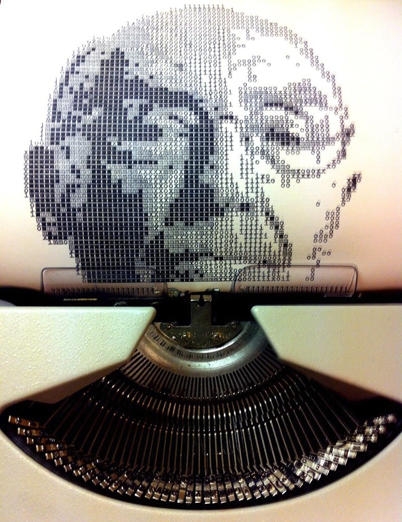 Typewritten_Portraits_BW_Portraits_Of_Literary_Authors_Created_With_A_Typewriter_2014_05