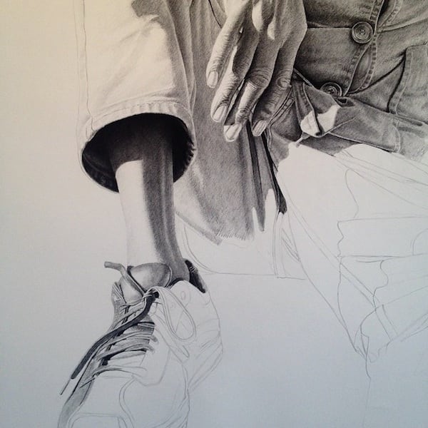 "No Regrets In Life" - Charcoal and Graphite Drawings by Artist Joel Daniel Phillips no_regrets_in_life_drawings by_joel_daniel_phillips_2014_04