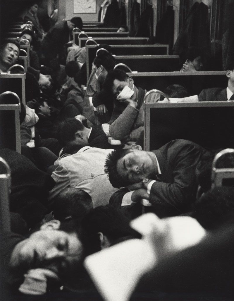 Early morning train, Japan, 1964