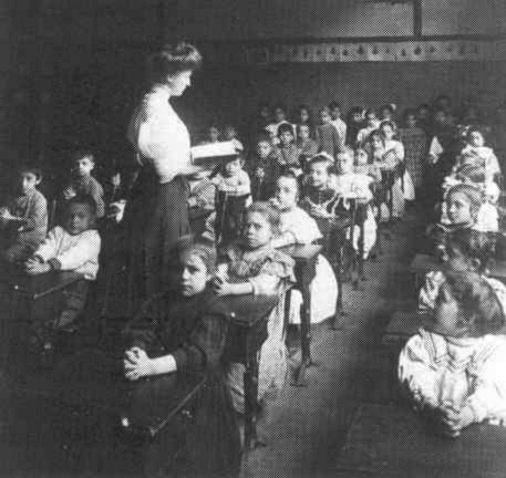 An American Classroom in the year 1900