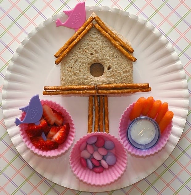 24 Creative Ideas for Kid-Friendly Breakfasts birdhouse-mtm