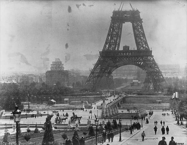 60 Historical Photos Worth 1000 Words construction of the eiffel tower in july, 1888
