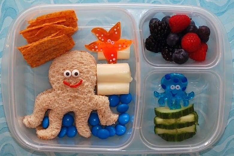 24 Creative Ideas for Kid-Friendly Breakfasts octopus-bento