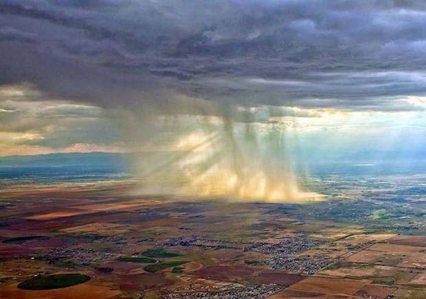 24 - rains as seen from an airplane
