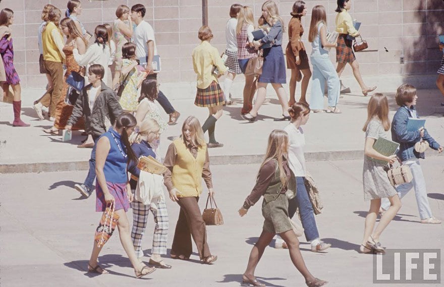 1969 hippie high school fashion photography 1