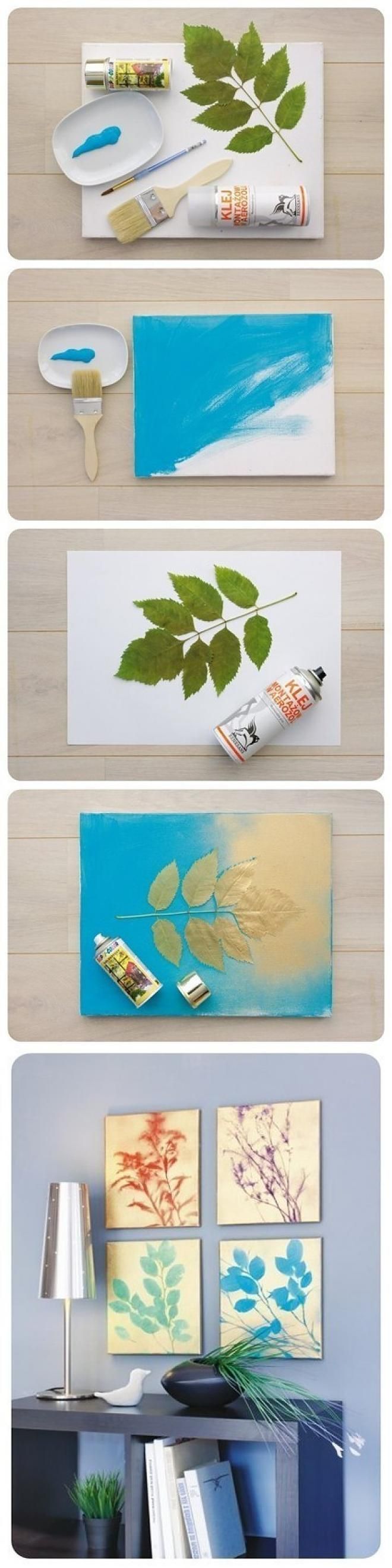 31 DIY Paintings To Enhance Your Interior and Decorate Walls ebe123a9562a5fba213543809bfe49dc