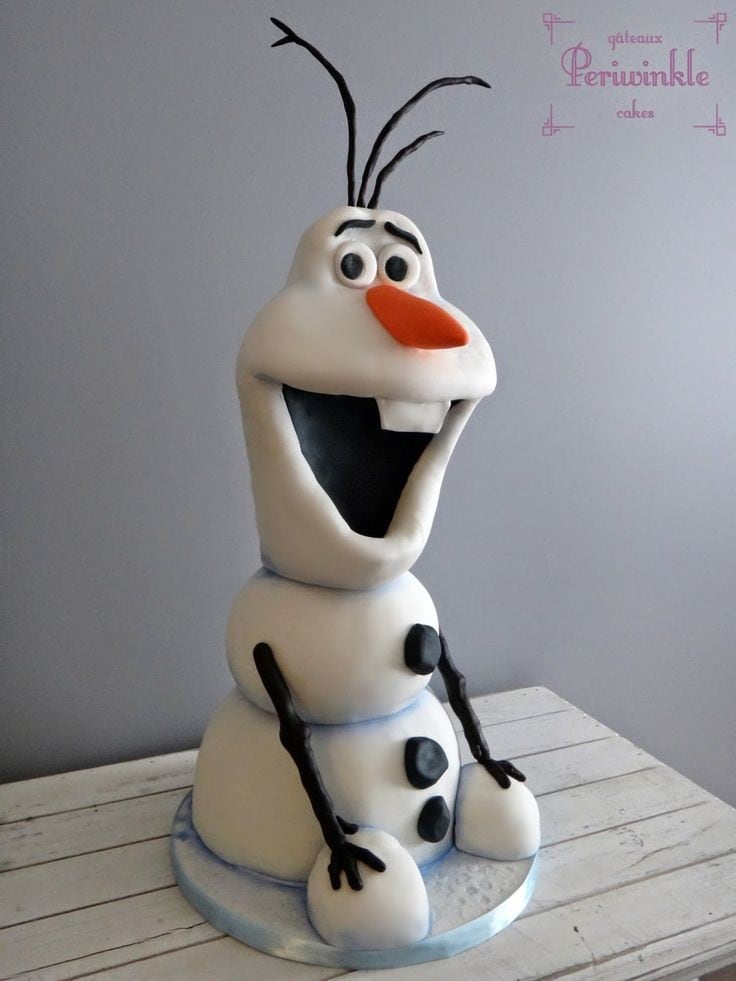 olaf sit down cake that you will like for 2014 halloween-f80981