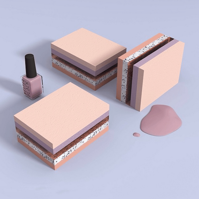 3D Pastel Colored Set Design by Anny Wang 3D-Pastel-Colored-Set-Design-1